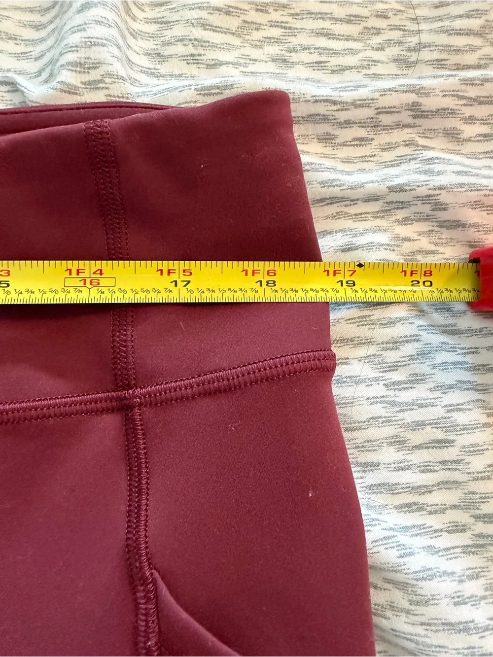 Lululemon Women's Invigorate High-Rise Maroon Active Leggings